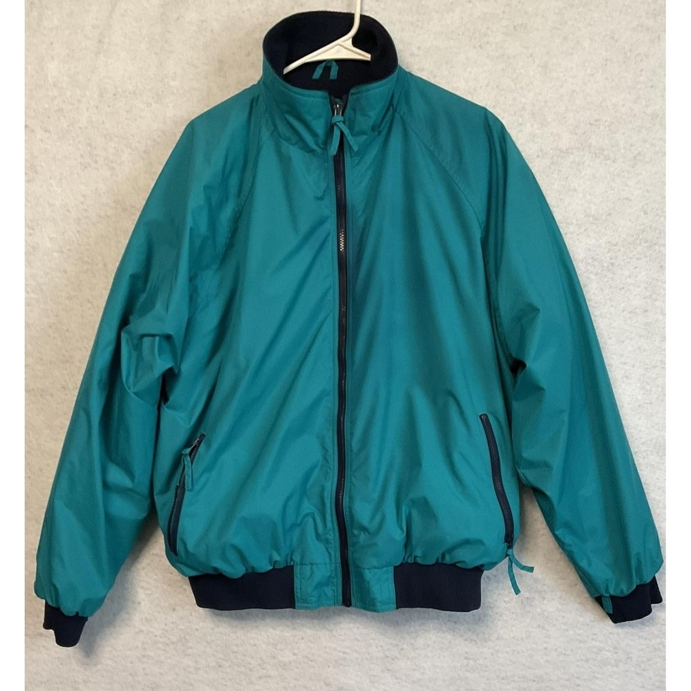 Vintage WearGuard Jacket Mens XL Green Fleece Lined Stormproof Windbreaker 90s